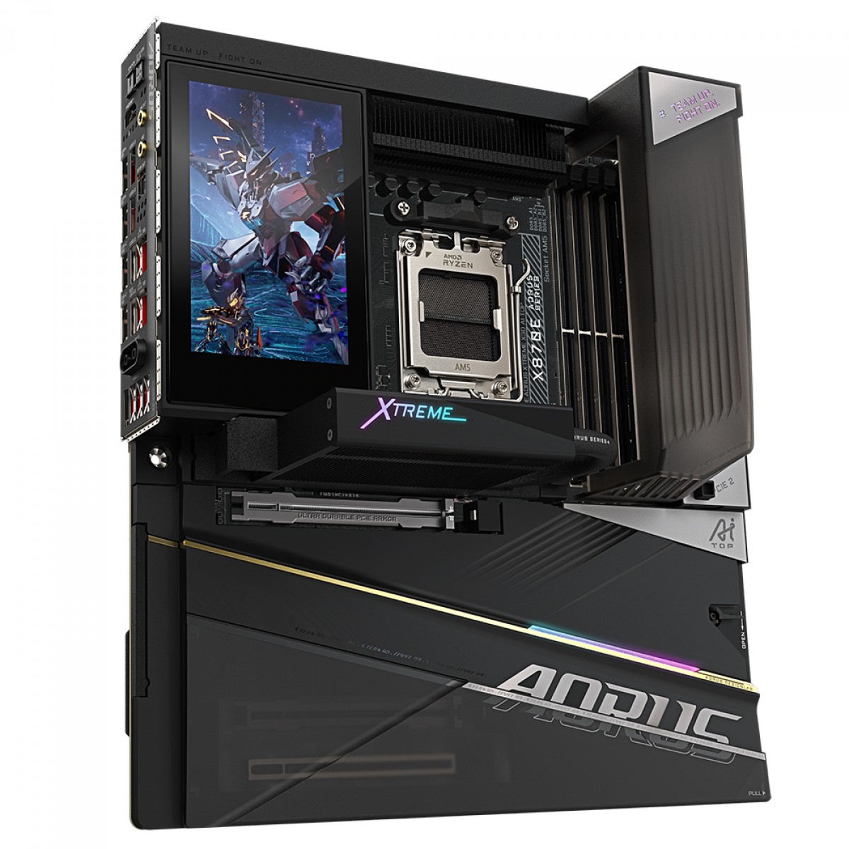 Placa Mãe Gigabyte X870E AORUS Xtreme X3D AI TOP, Chipset X870E, AMD AM5, EATX, WiFi, DDR5