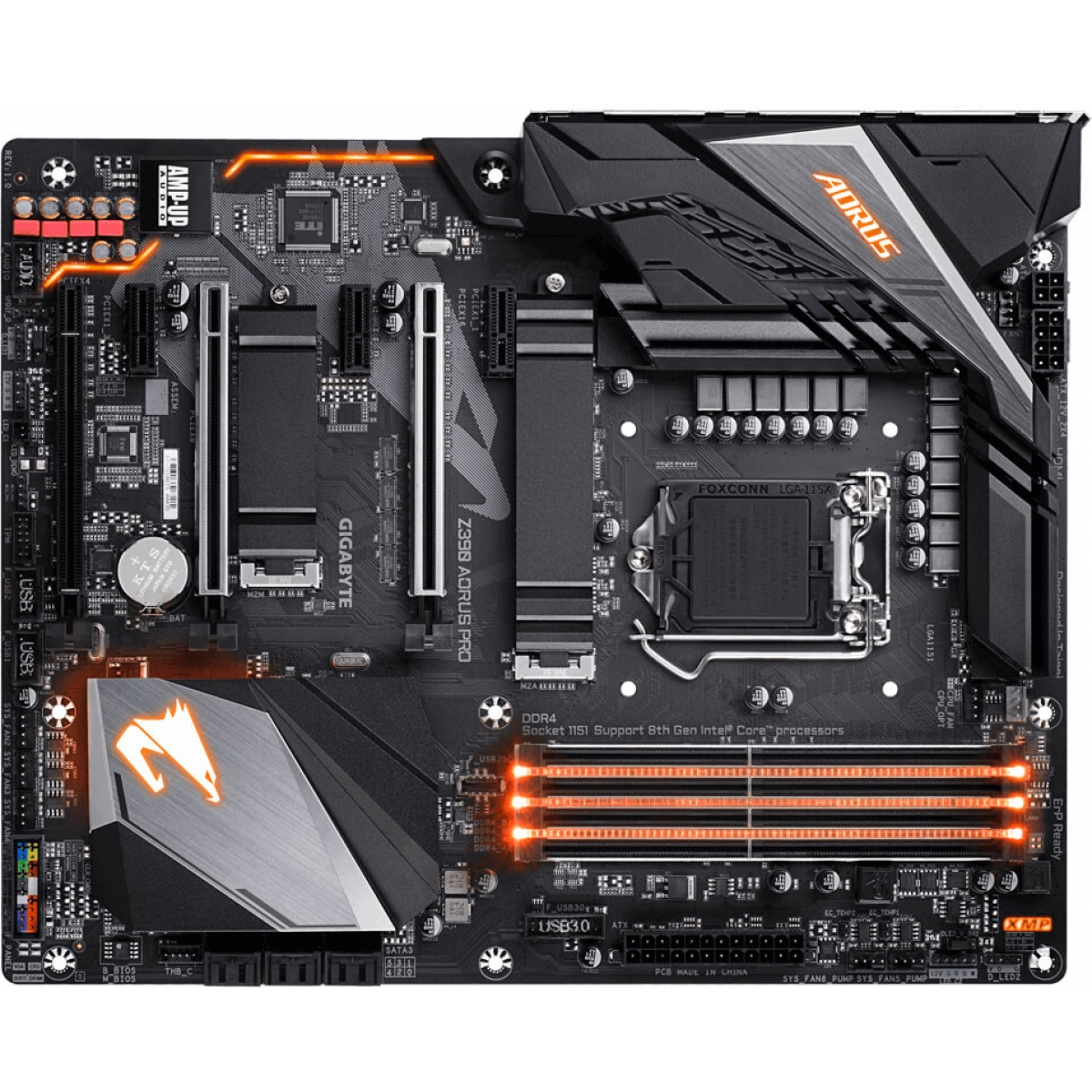 Placa Mãe Gigabyte Z390 Aorus PRO, Chipset Z390, Intel LGA 1151, ATX, DDR4