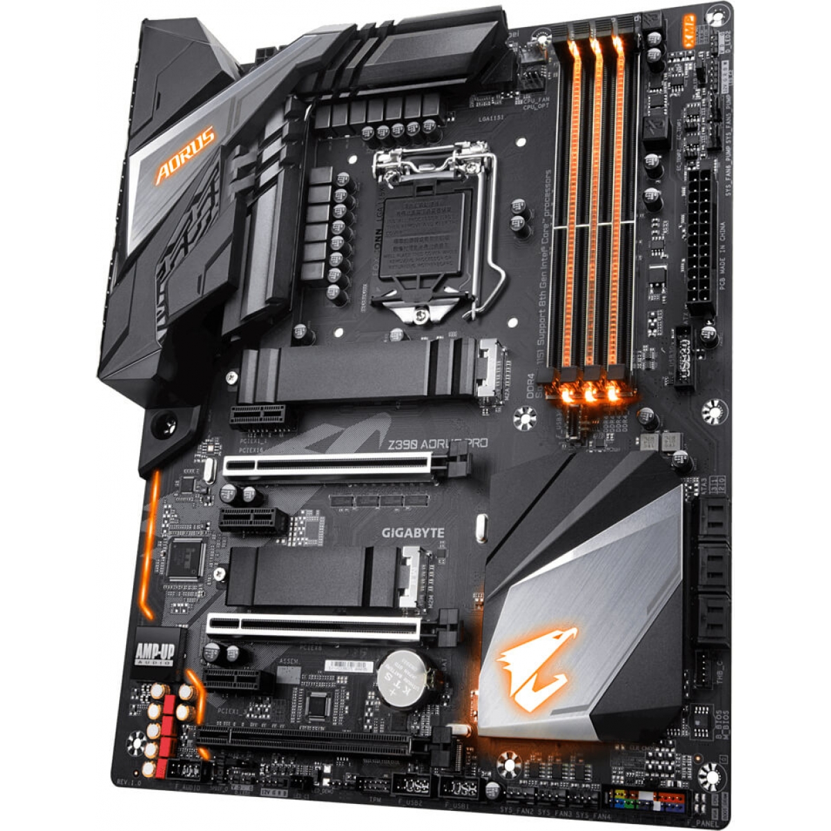 Placa Mãe Gigabyte Z390 Aorus PRO, Chipset Z390, Intel LGA 1151, ATX, DDR4