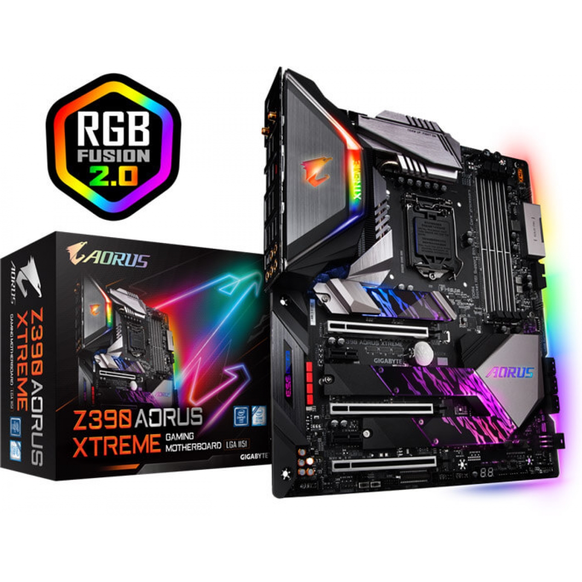 Placa Mãe Gigabyte Z390 Aorus Xtreme, Chipset Z390, Intel LGA 1151, E-ATX, DDR4
