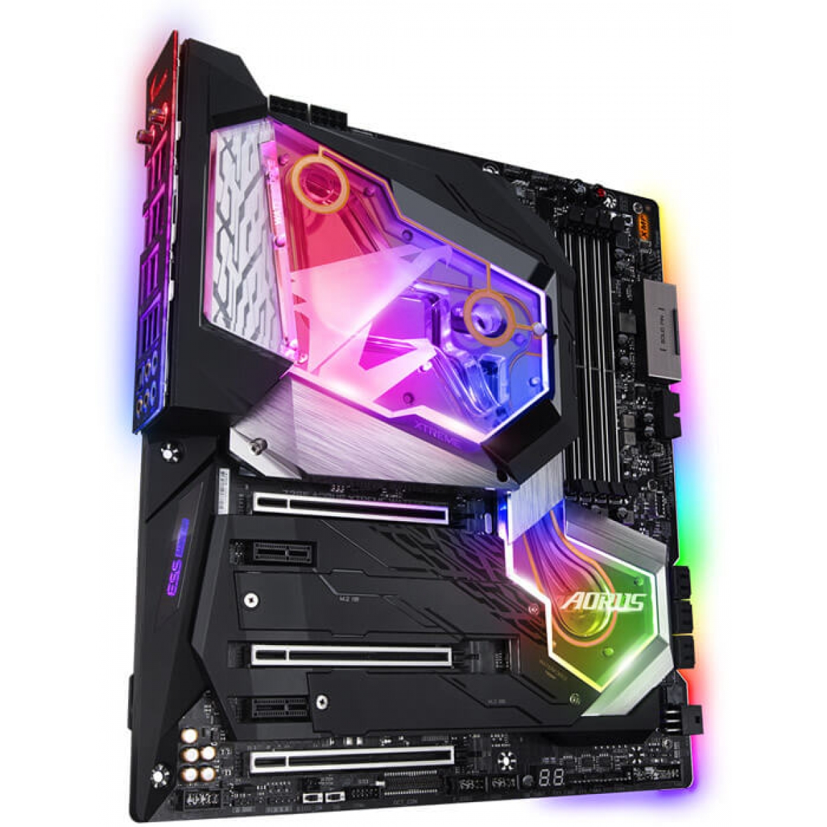 Placa Mãe Gigabyte Z390 Aorus Xtreme Waterforce, Chipset Z390, Intel LGA 1151, E-ATX, DDR4