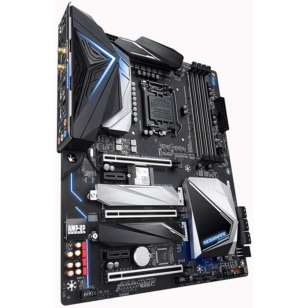 Placa Mãe Gigabyte Z390 Designare, Chipset Z390, Intel LGA 1151, ATX, DDR4