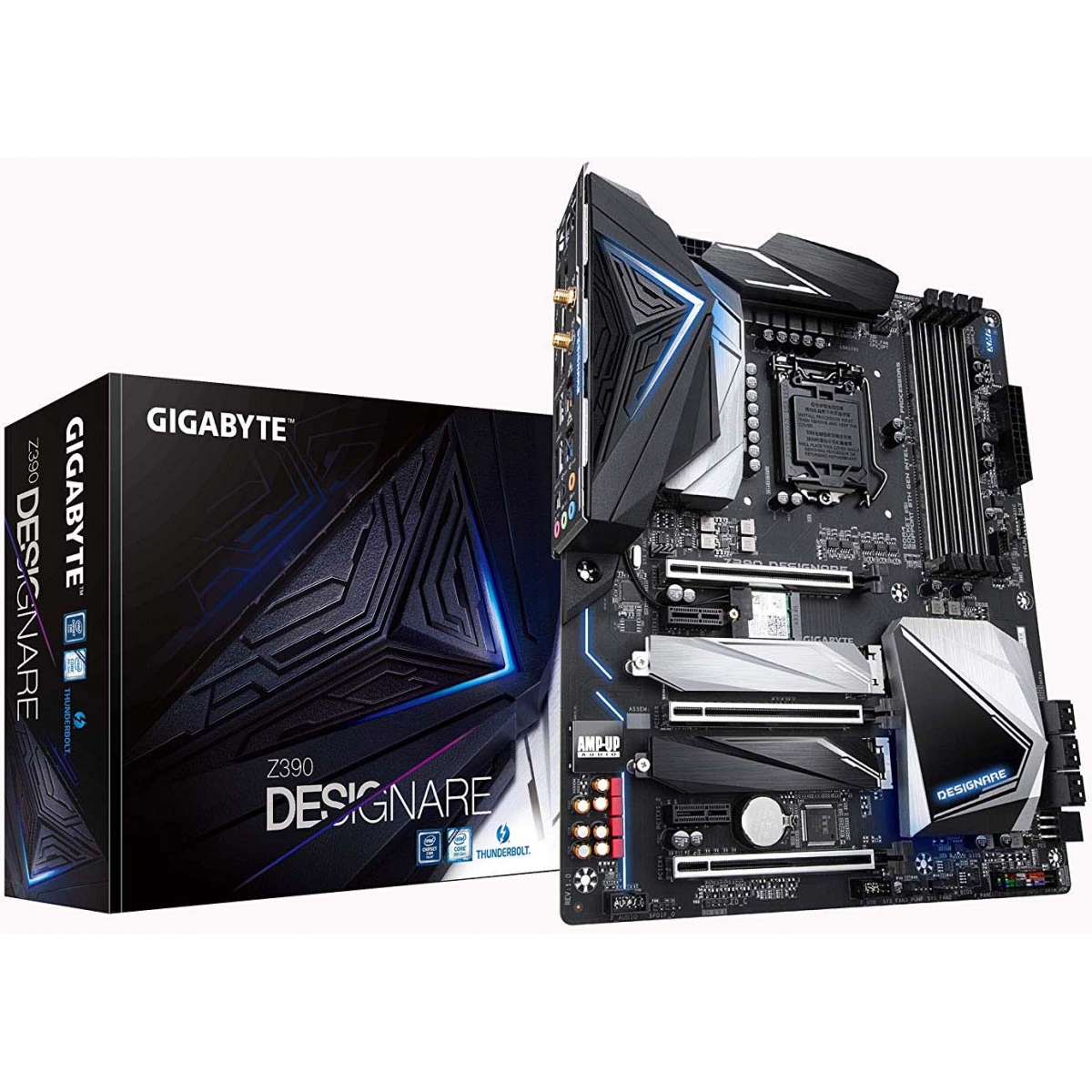 Placa Mãe Gigabyte Z390 Designare, Chipset Z390, Intel LGA 1151, ATX, DDR4