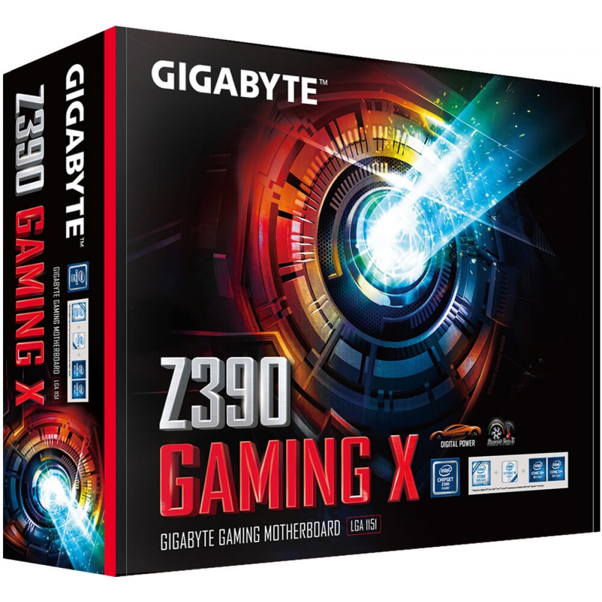 Placa Mãe Gigabyte Z390 GAMING X, Chipset Z390, Intel LGA 1151, ATX, DDR4
