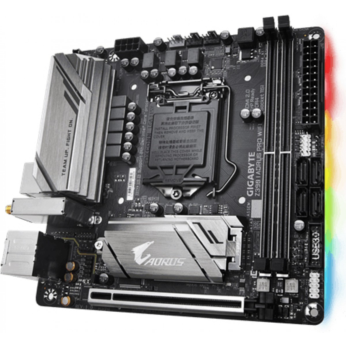 Placa Mãe Gigabyte Z390 I Aorus Pro Wifi, Chipset Z390, Intel LGA 1151, m-ITX, DDR4
