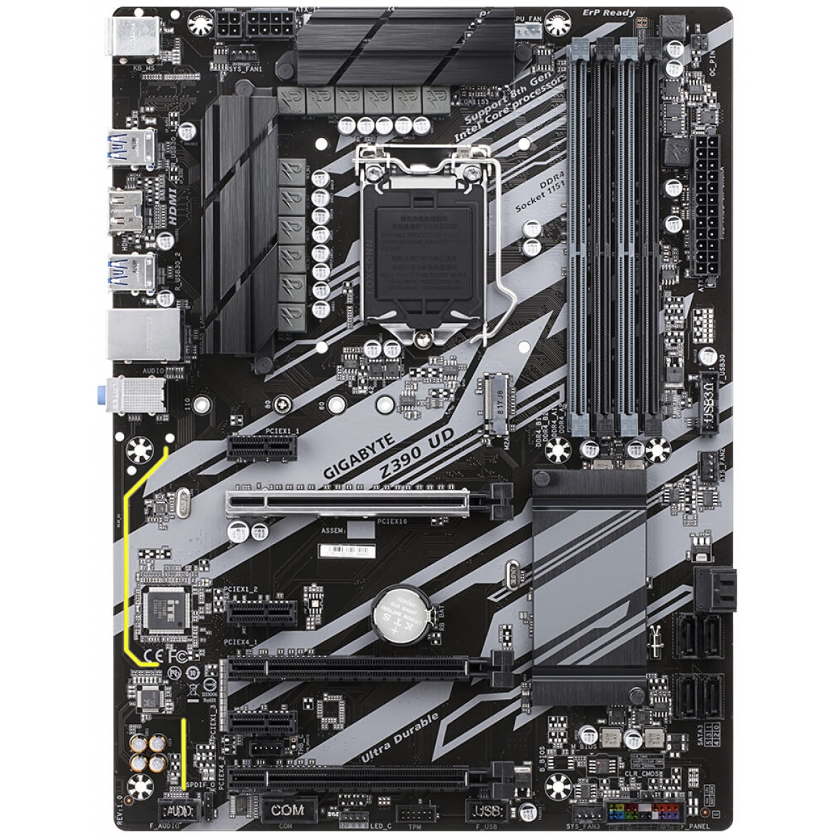 Placa Mãe Gigabyte Z390 UD, Chipset Z390, Intel LGA 1151, ATX, DDR4
