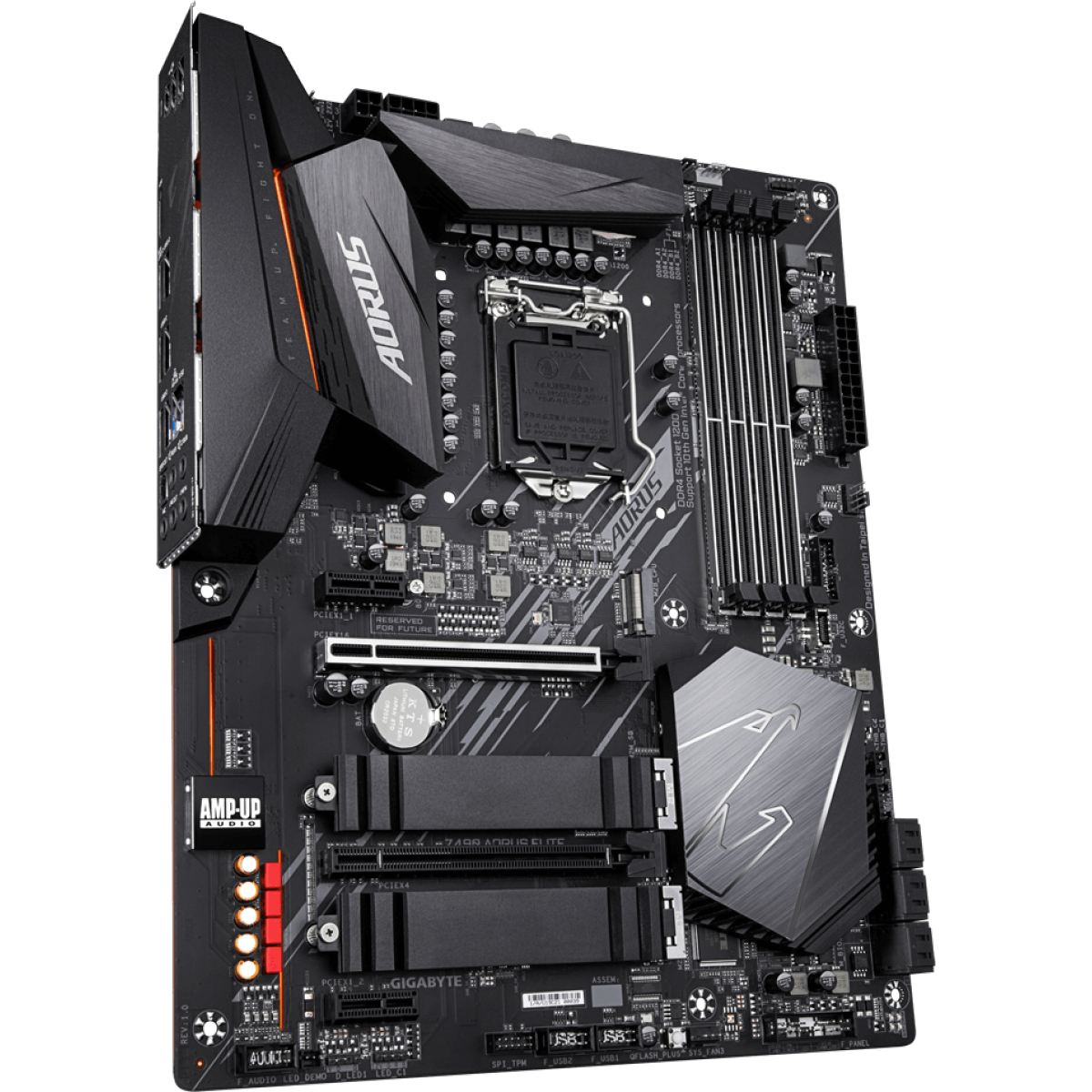 Placa Mãe Gigabyte Z490 Aorus Elite, Chipset Z490, Intel LGA 1200, ATX, DDR4