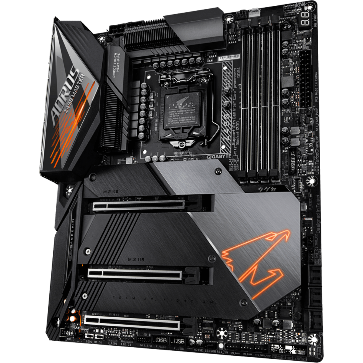 Placa Mãe Gigabyte Z490 Aorus Master, Chipset Z490, Intel LGA 1200, Wi-Fi, ATX, DDR4