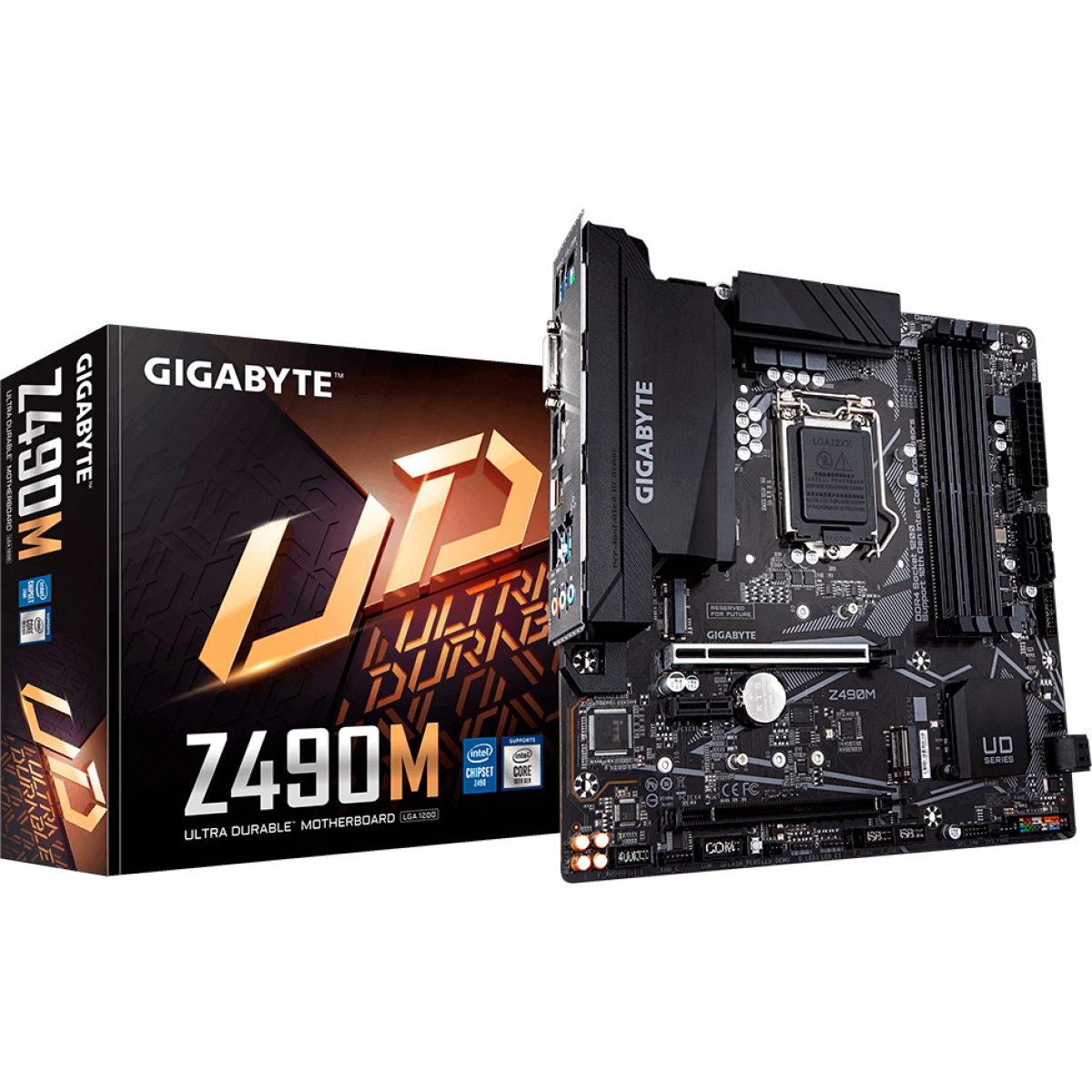 Placa Mãe Gigabyte Z490M 1.0 Chipset Z490, Intel LGA 1200, mATX, DDR4