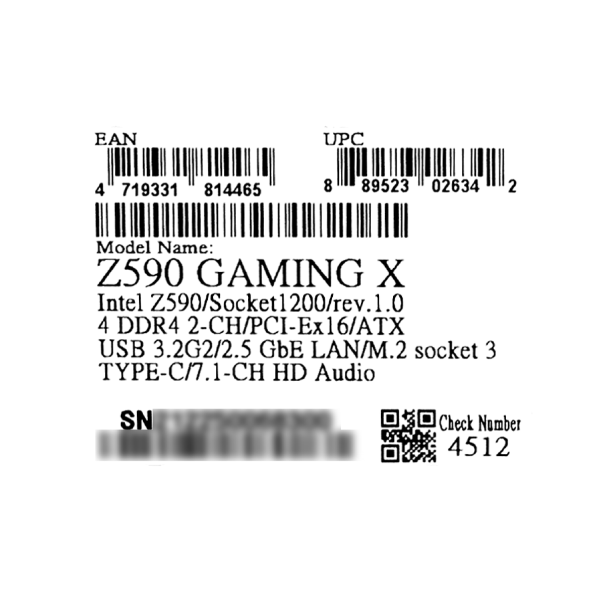 Placa Mãe Gigabyte Z590 Gaming X, Chipset Z590 Express, Intel Socket 1200, ATX, DDR4