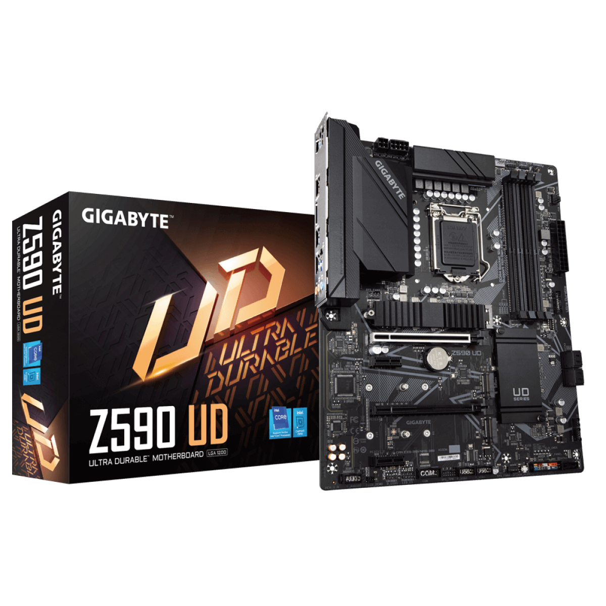 Placa Mãe Gigabyte Z590 UD, Chipset Z590, Intel LGA 1200, ATX, DDR4
