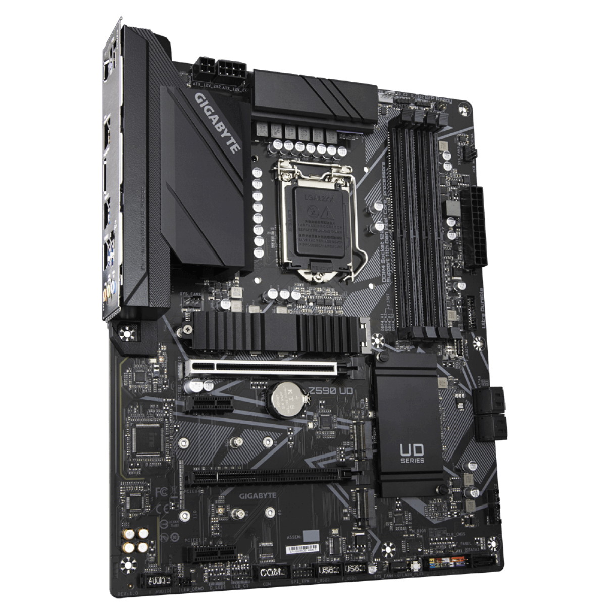 Placa Mãe Gigabyte Z590 UD, Chipset Z590, Intel LGA 1200, ATX, DDR4