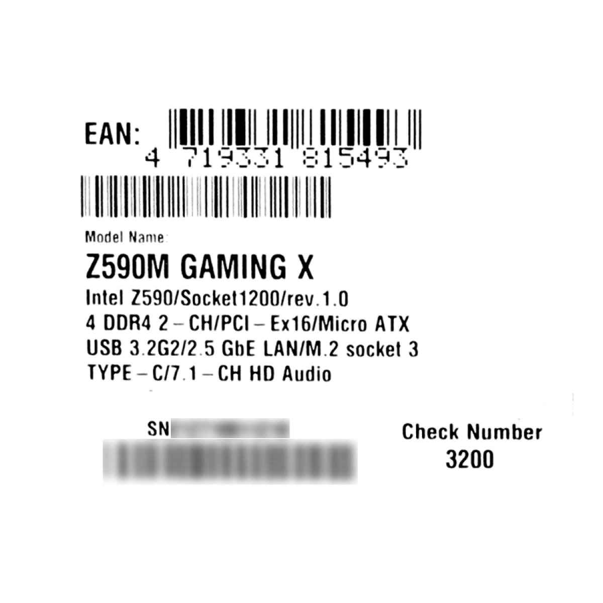 Placa Mãe Gigabyte Z590M Gaming X, Chipset Intel Z590 Express, Socket LGA 1200, mATX, DDR4 