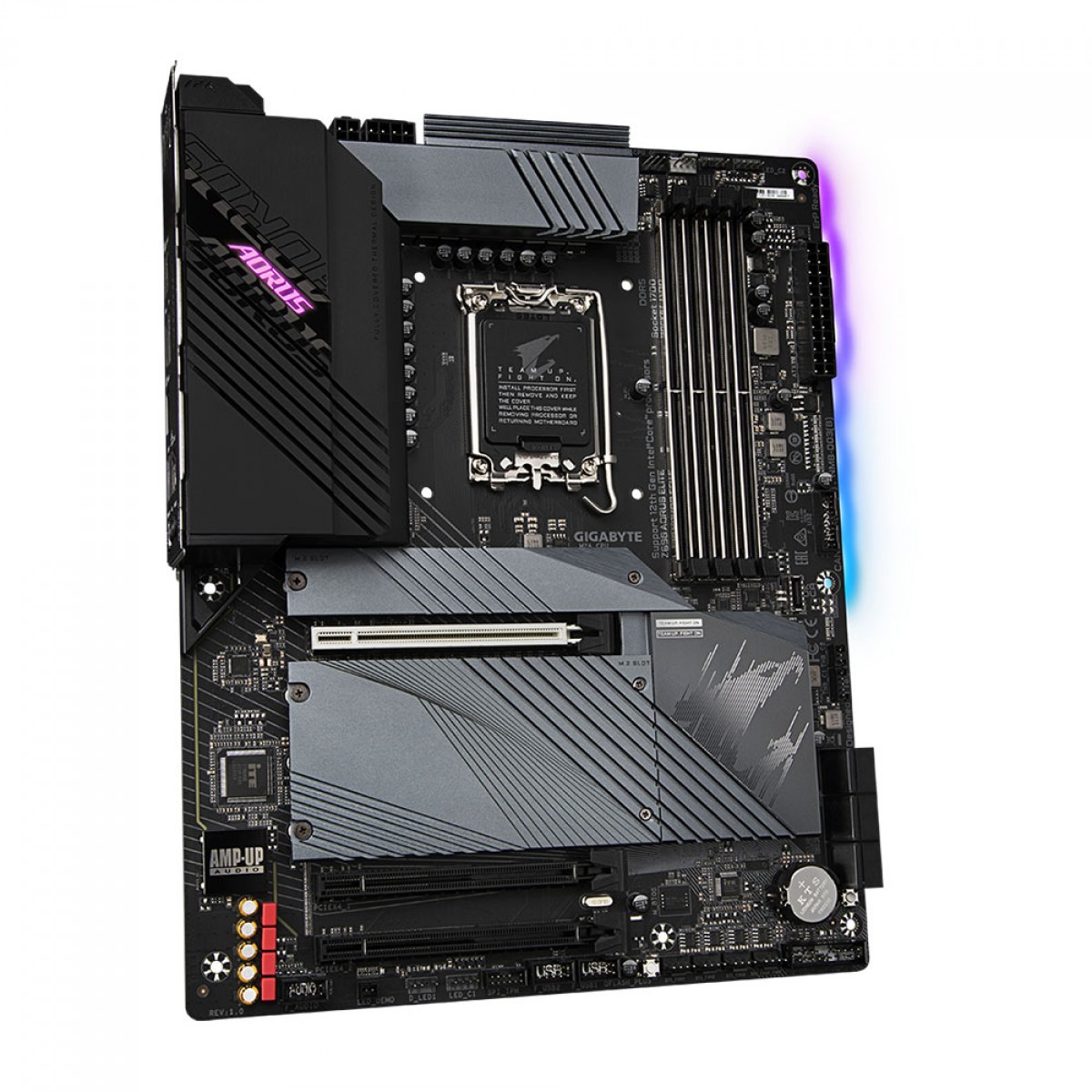 Placa Mãe Gigabyte Z690 Aorus Elite DDR5, Chipset Z690, Intel LGA 1700, ATX, DDR5