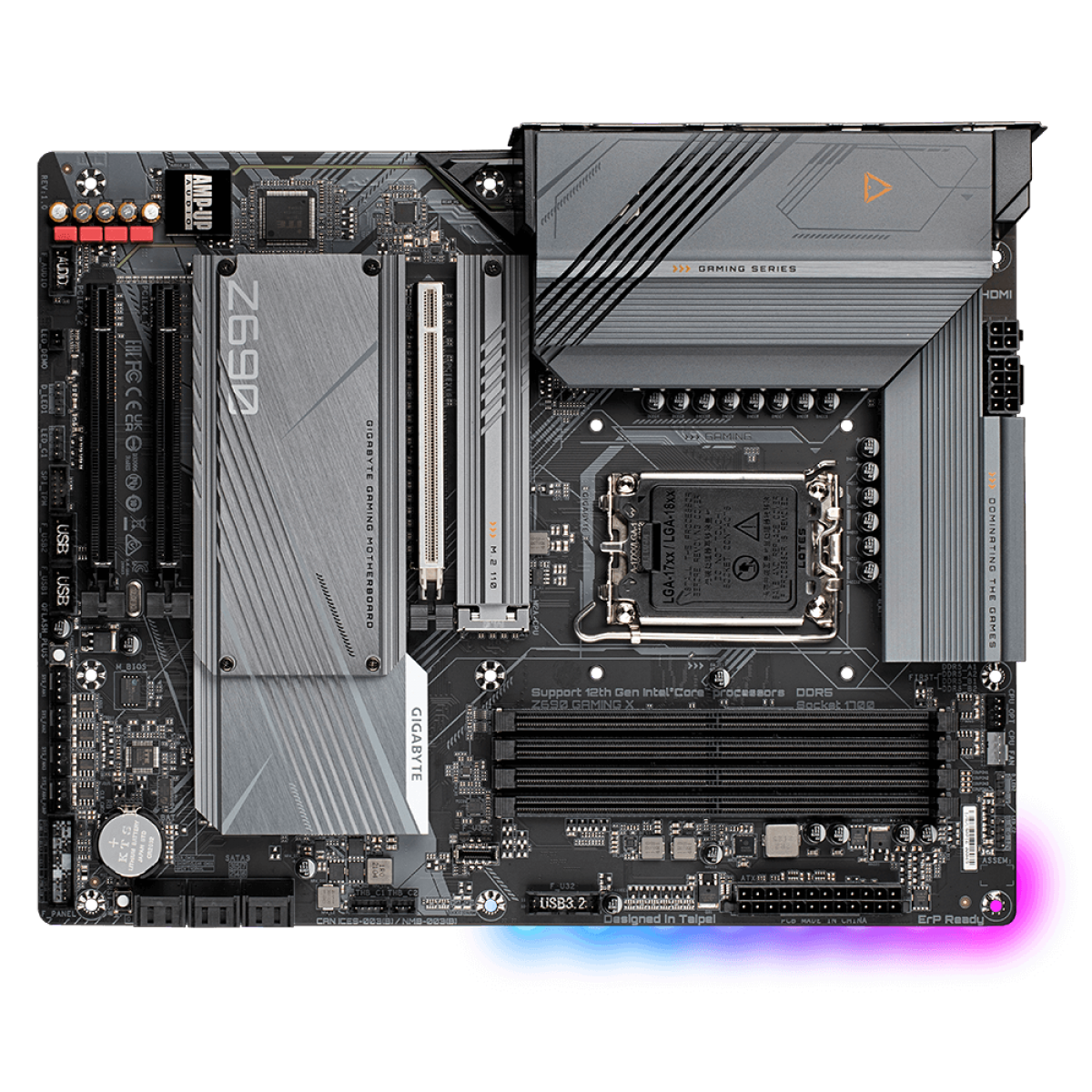 Placa Mãe Gigabyte Z690 Gaming X, Chipset Z690, Intel LGA 1700, ATX, DDR5