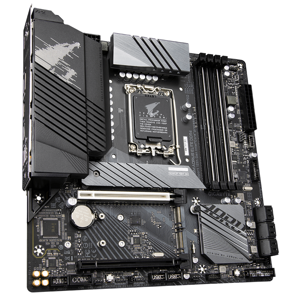 Placa Mãe Gigabyte Z690M AORUS ELITE DDR4, Chipset Z690, Intel LGA 1700, ATX, (rev. 1.0)