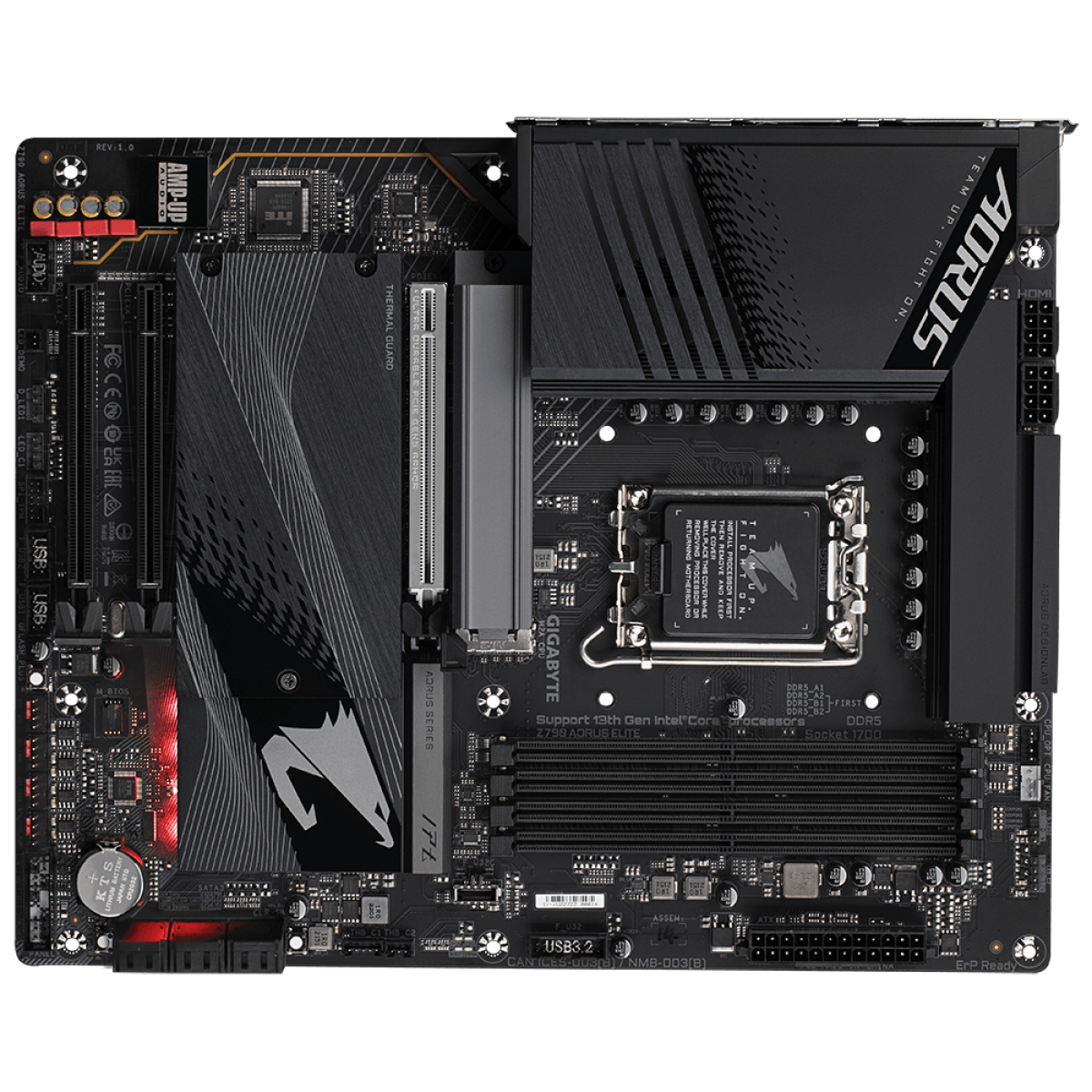 Placa Mãe Gigabyte Z790 Aorus Elite, Chipset Z790, Intel LGA 1700, ATX,DDR5, 9MZ79ELT5-00-10 - Open Box