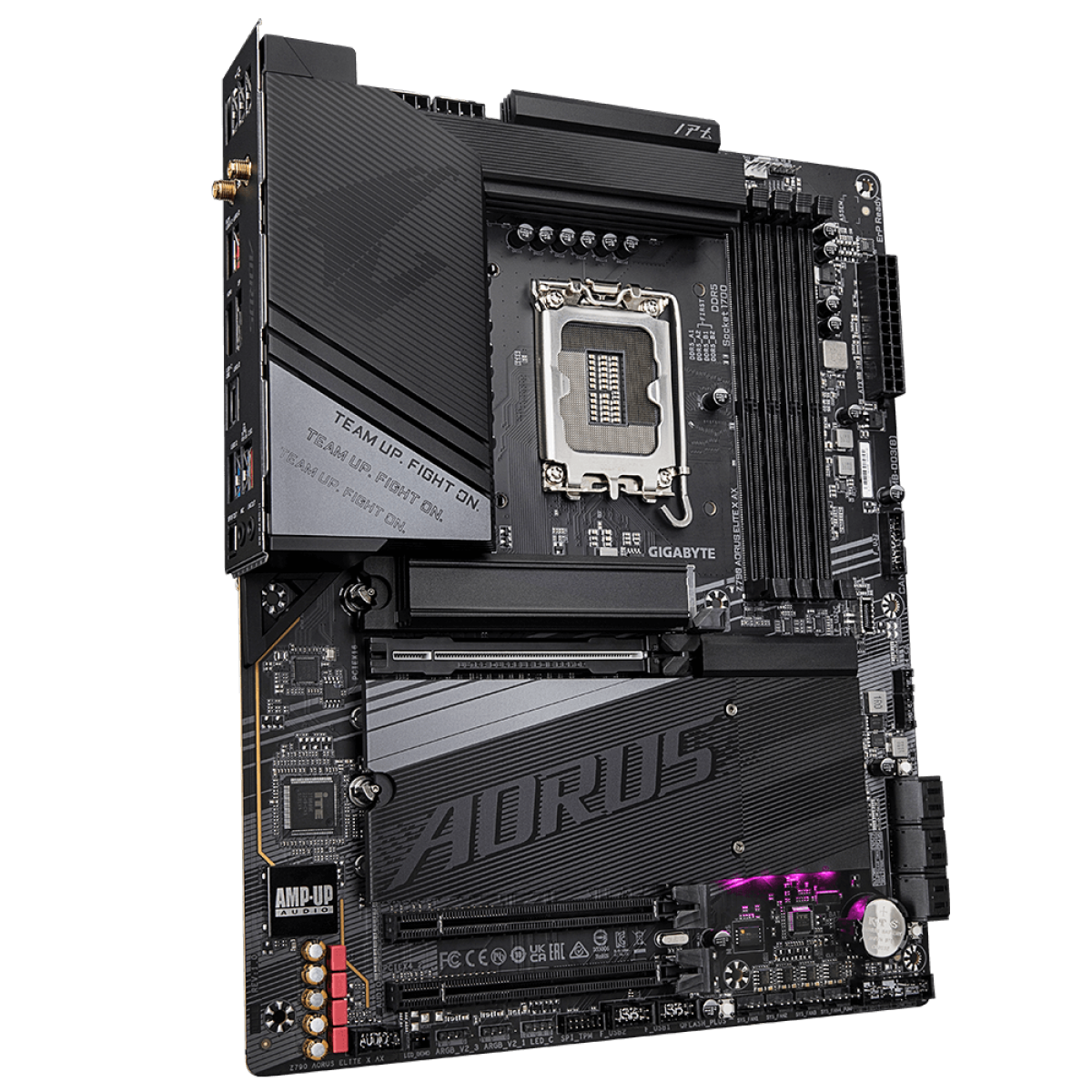 Placa Mãe Gigabyte Z790 AORUS ELITE X AX, Chipset Z790, WIFI, Intel LGA 1700, ATX, DDR5