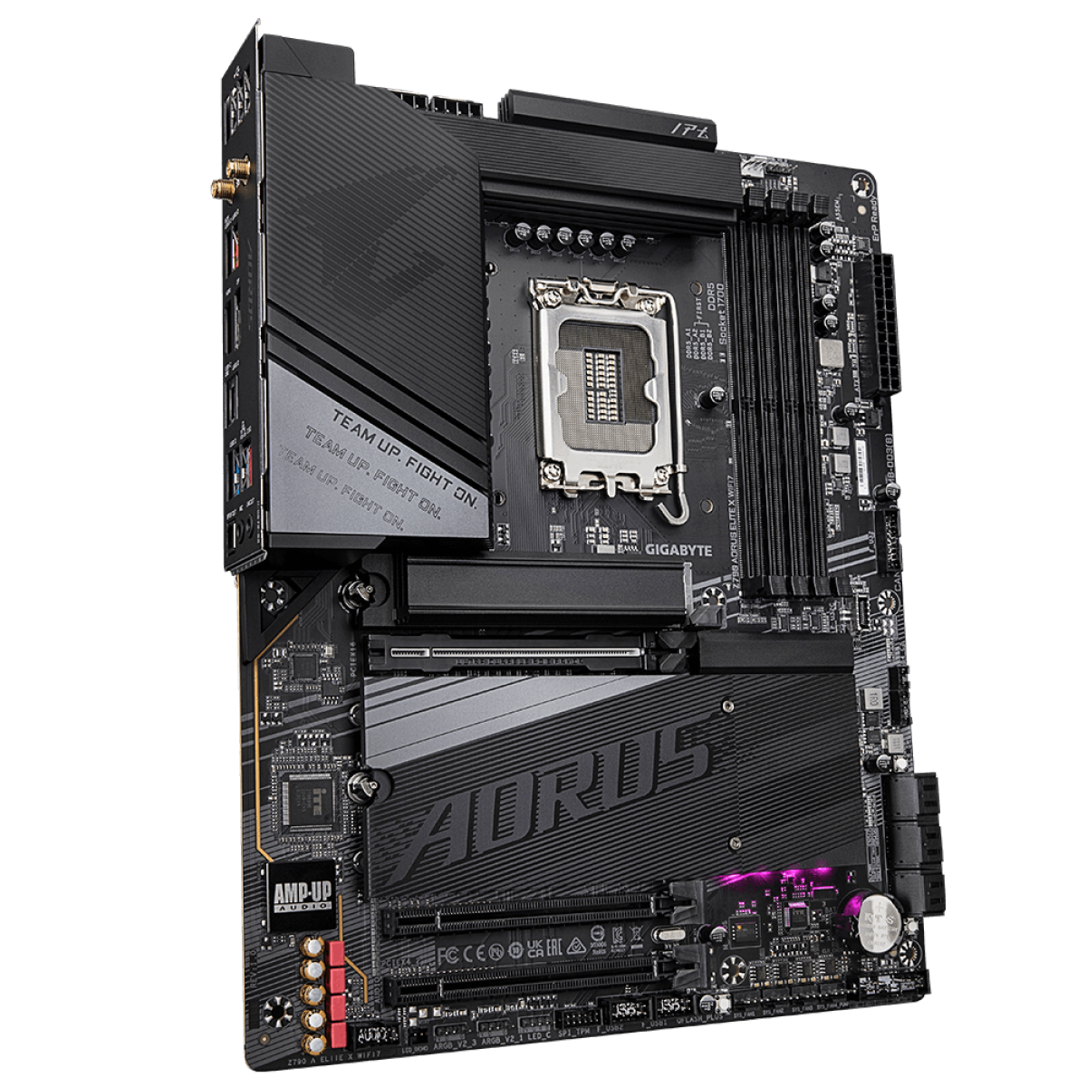 Placa Mãe Gigabyte Z790 AORUS ELITE X WIFI7, Chipset Z790, WIFI, Intel LGA 1700, ATX, DDR5