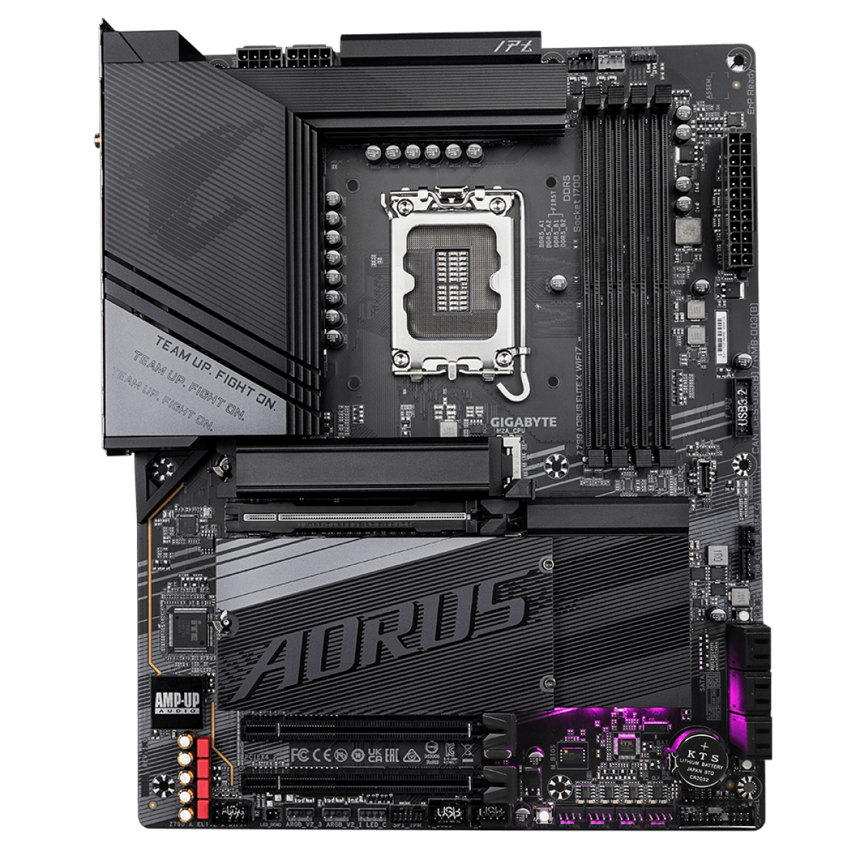 Placa Mãe Gigabyte Z790 AORUS ELITE X WIFI7, Chipset Z790, WIFI, Intel LGA 1700, ATX, DDR5