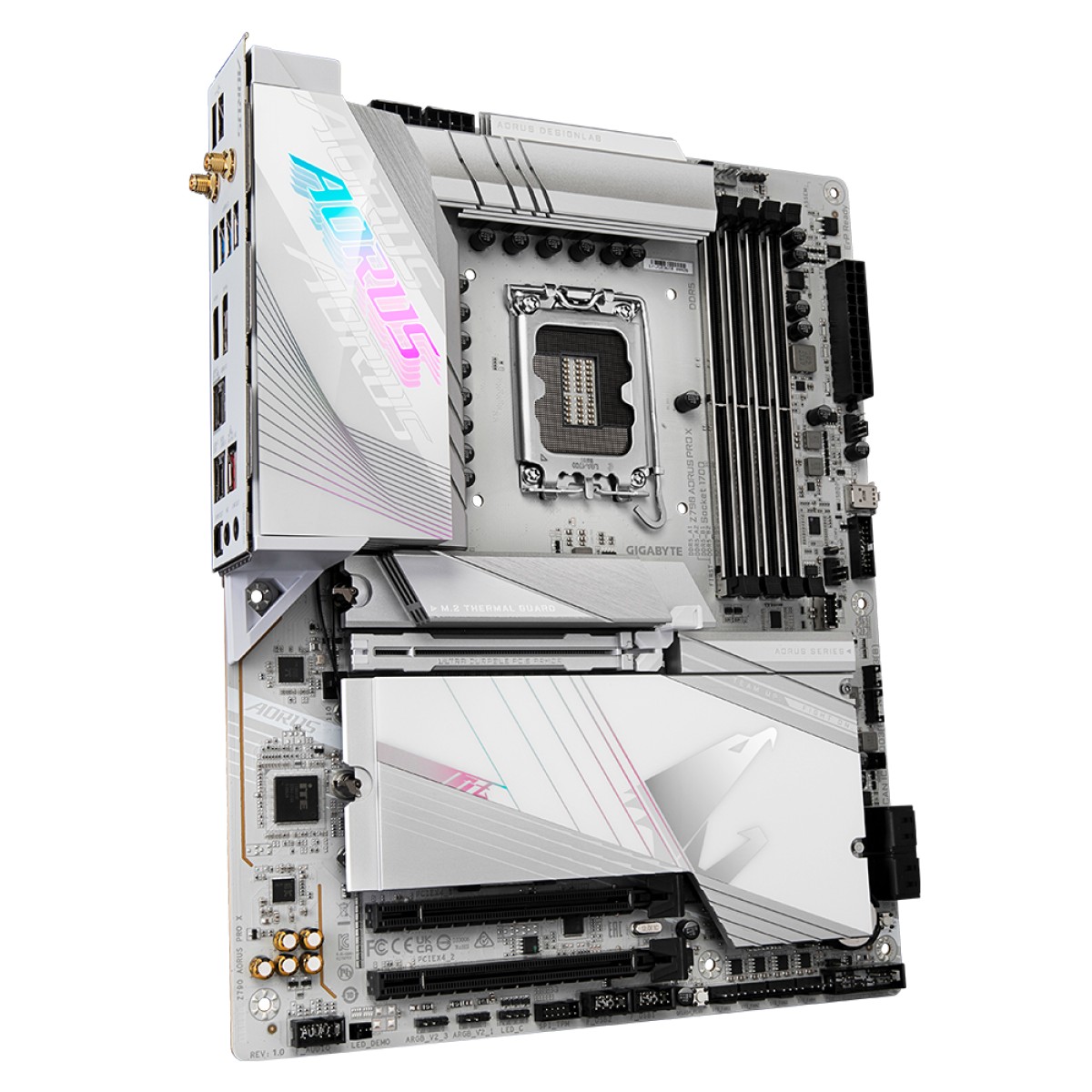 Placa Mãe Gigabyte Z790 AORUS PRO X, Chipset Z790, WIFI, Intel LGA 1700, ATX, DDR5