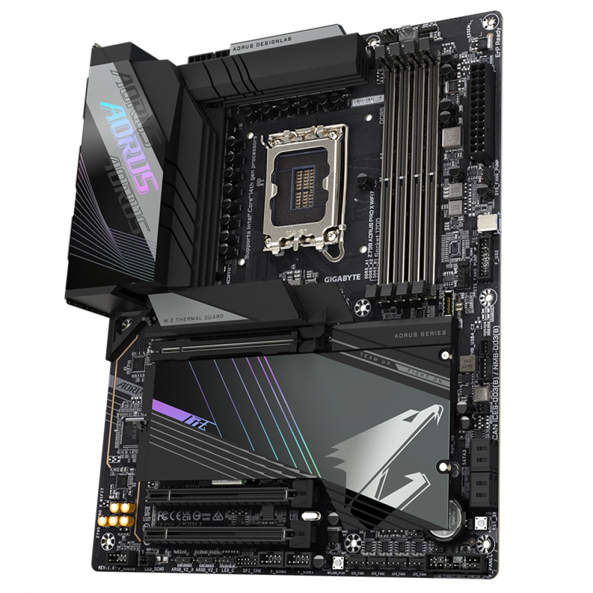 Placa Mãe Gigabyte Z790 AORUS PRO X WIFI7, Chipset Z790, WIFI
