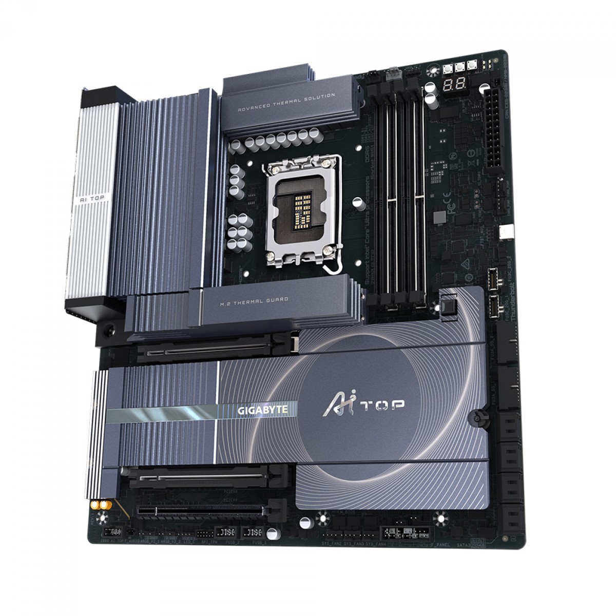 Placa Mãe Gigabyte Z890 AI TOP, Chipset Z890, Intel LGA 1851, EATX, DDR5