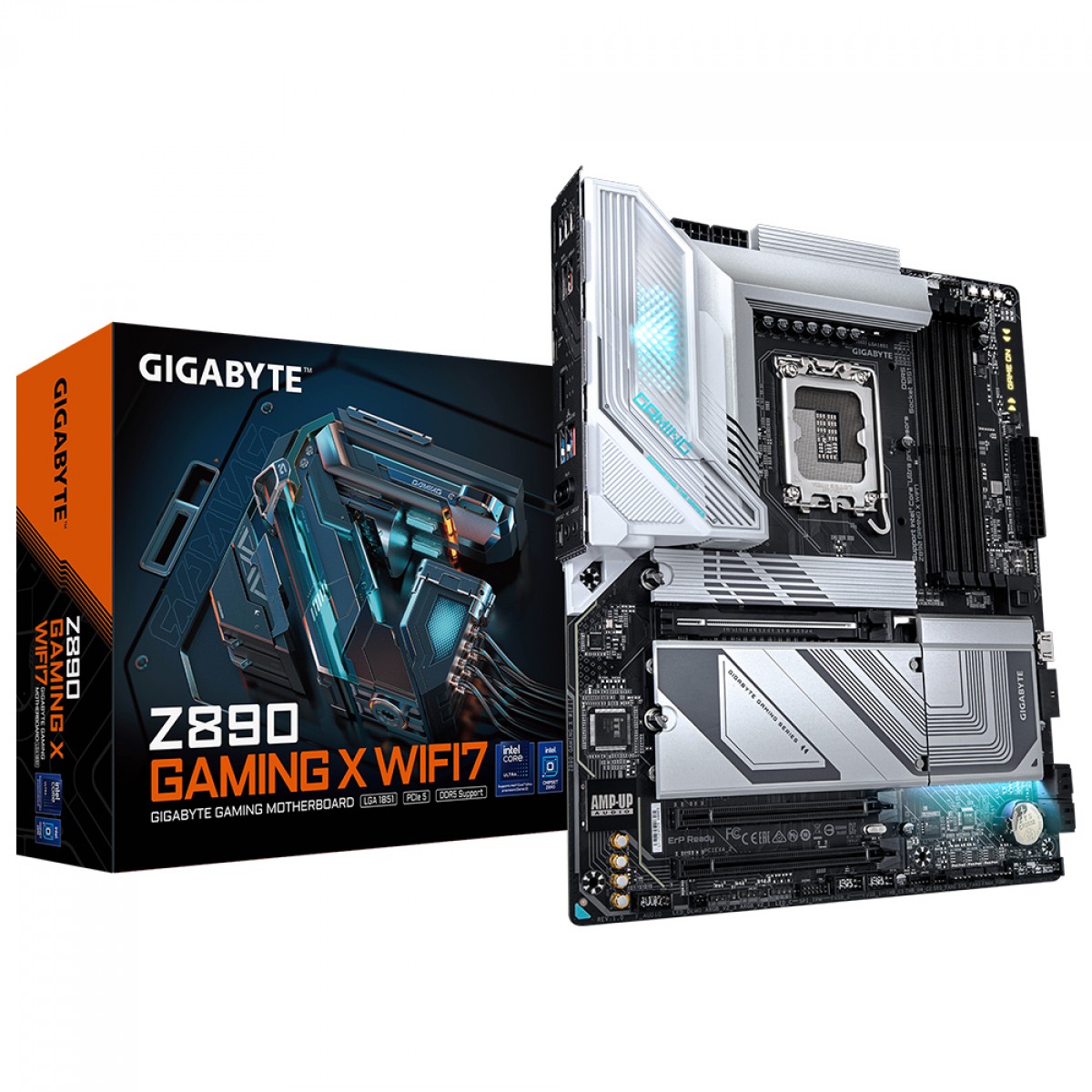 Placa Mãe Gigabyte Z890 GAMING X WIFI7, Chipset Z890, Intel LGA
