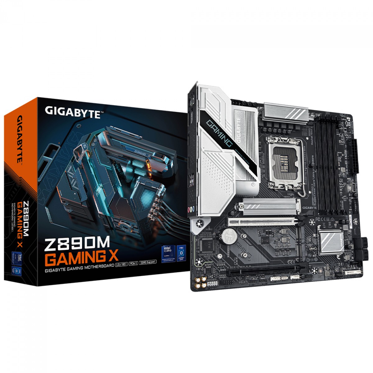 Placa-Mãe Gigabyte Z890M Gaming X Z890 LGA 1851 DDR5 | Terabyte