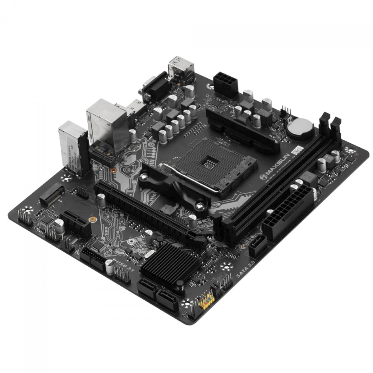 Placa Mãe Maxsun A520M-K MS-Challenger, Chipset A520, AMD AM4, mATX, DDR4