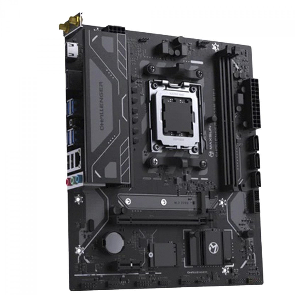 Placa Mãe Maxsun Challenger B650M WI-FI, Chipset B650, AMD Placa Mãe Maxsun Challenger B650M WI-FI, Chipset B650, AMD