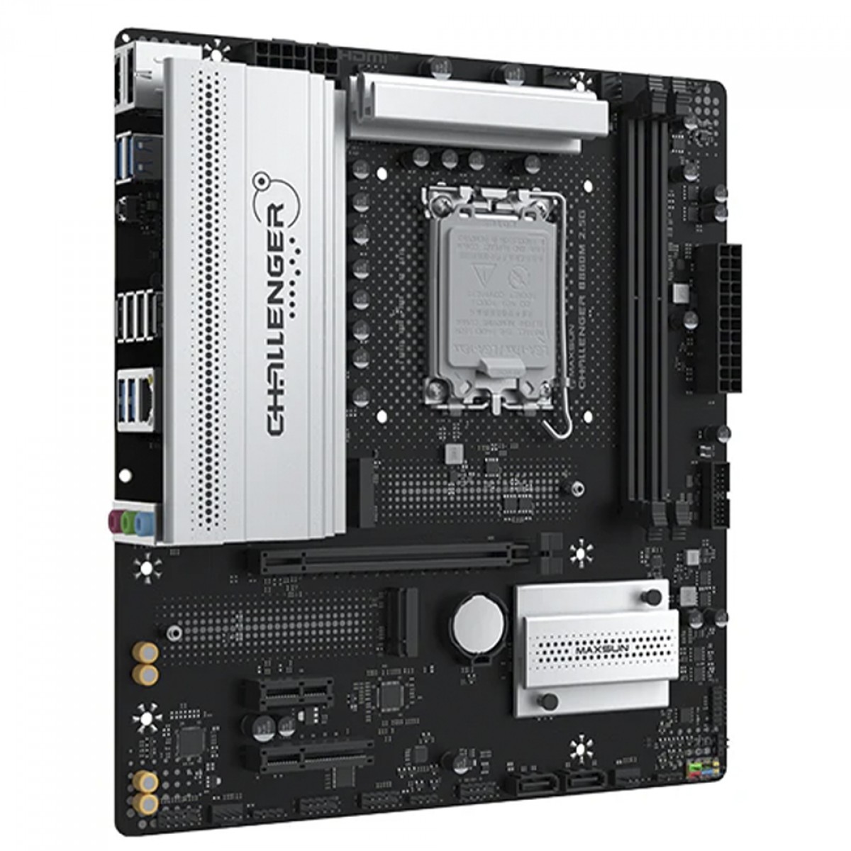 Placa Mãe Maxsun Challenger B860M 2.5G, Chipset B860, Intel LGA 1851, mATX, DDR5