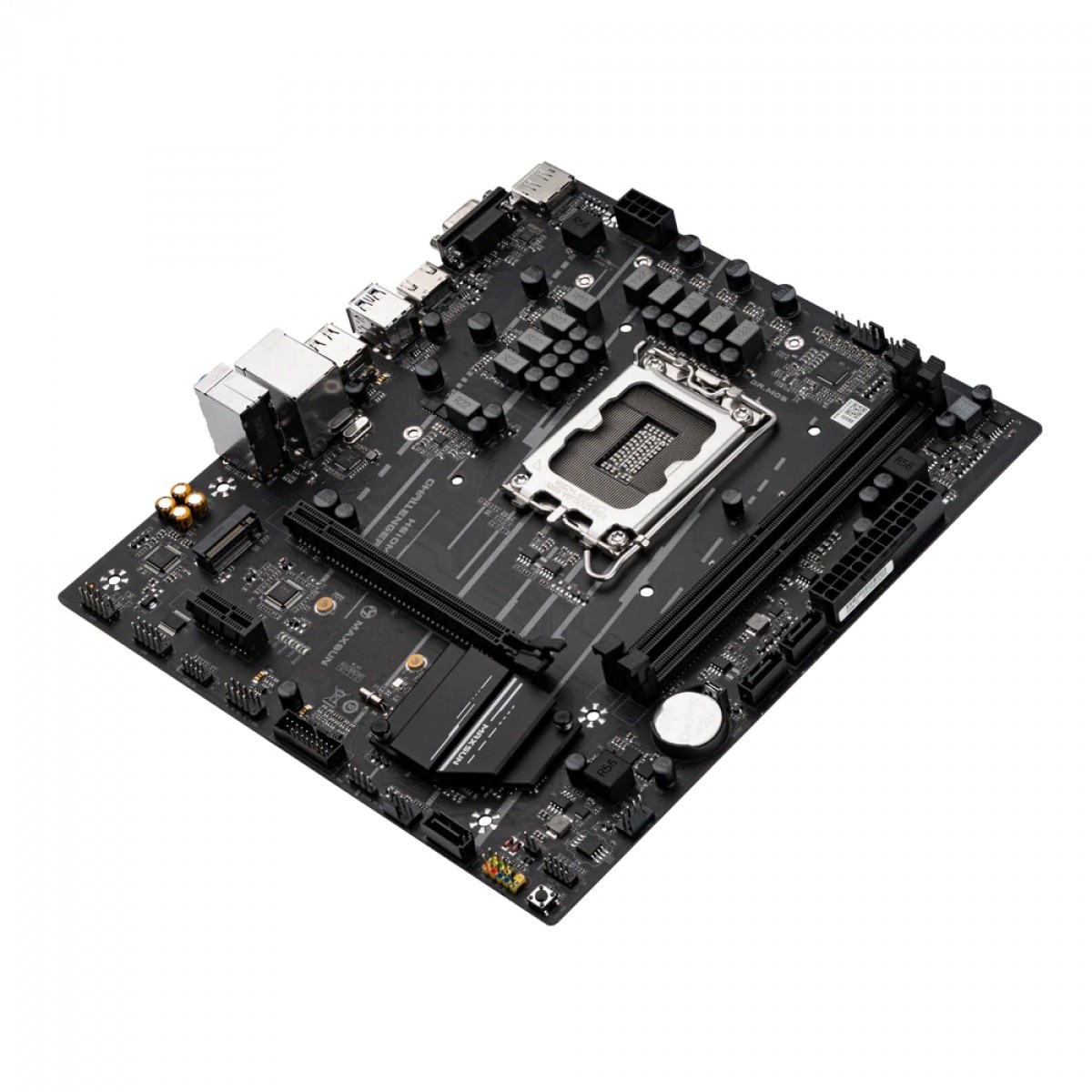 Placa Mãe MAXSUN Challenger H610M, Chipset H610, Intel LGA 1700, m-ATX, DDR4, MS-Challenger H610M