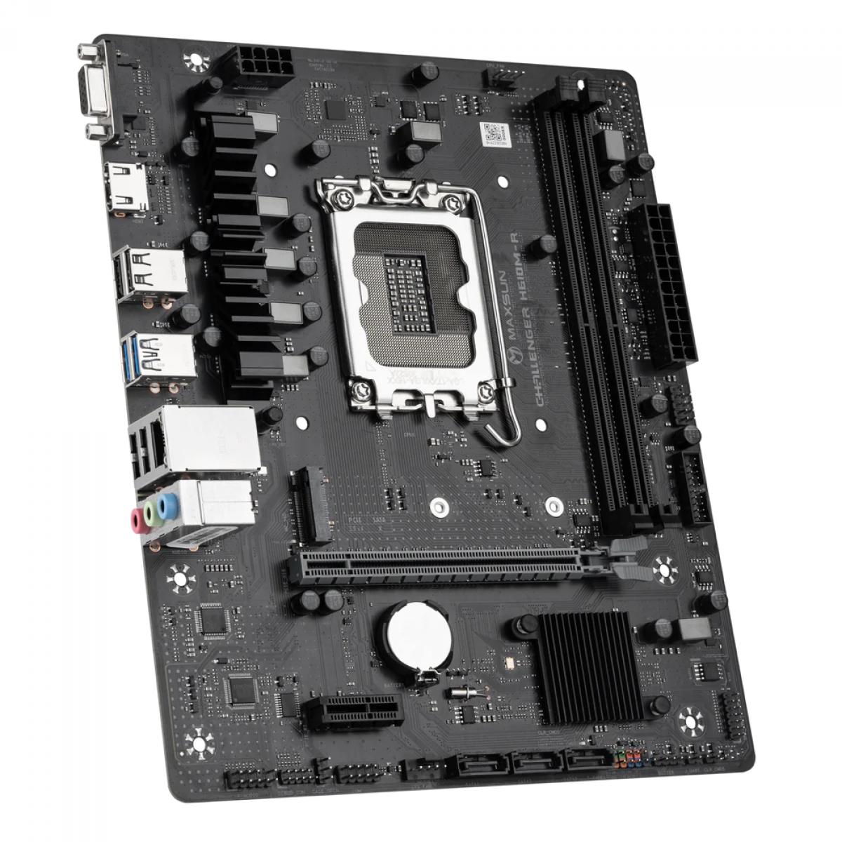 Placa Mãe Maxsun Challenger H610m R Chipset B610 Intel Lga 1700 M Atx Ddr4 2714