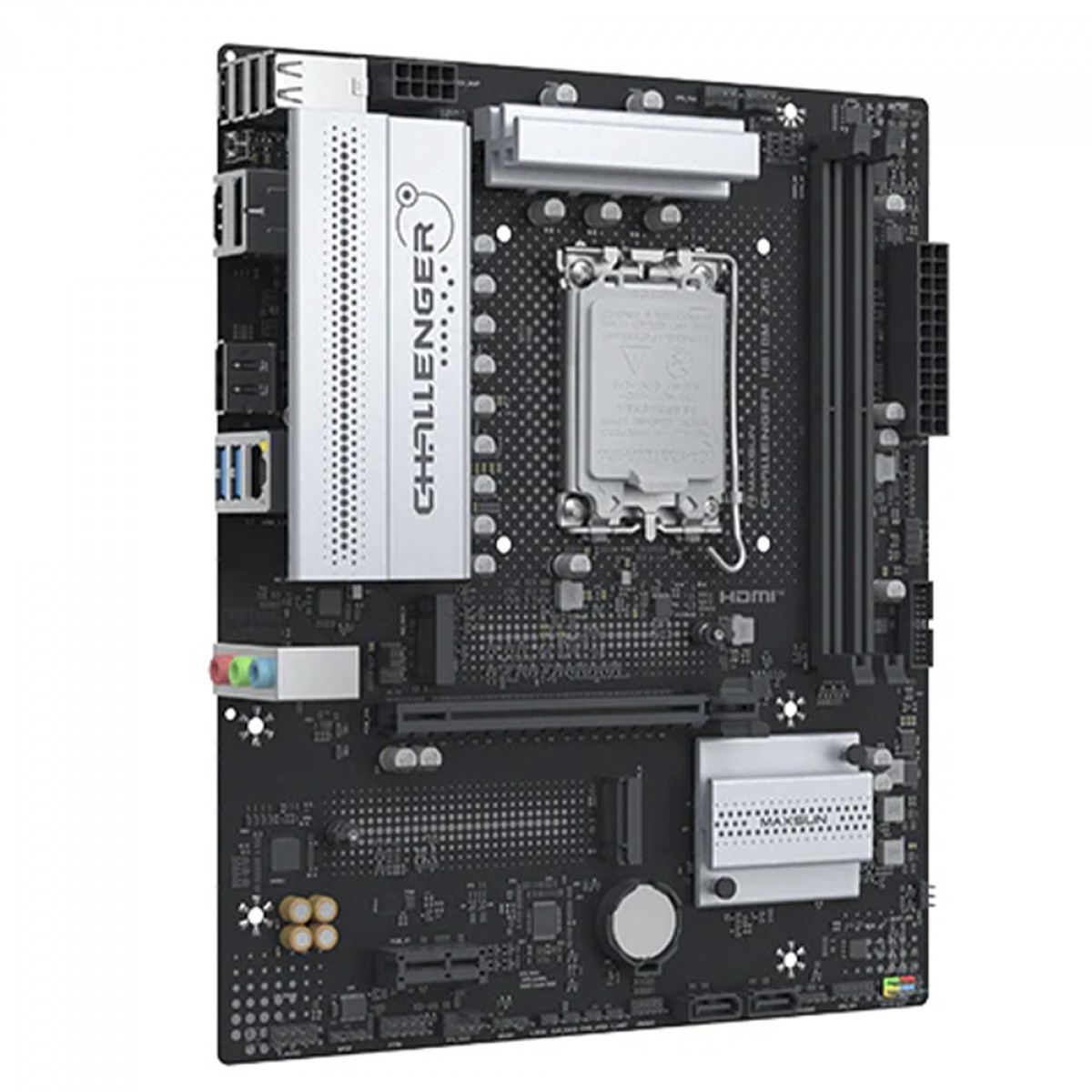 Placa Mãe Maxsun Challenger H810M 2.5G, Chipset H810, Intel LGA 1851, mATX, DDR5