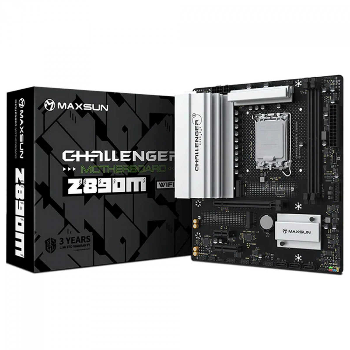Placa Mãe Maxsun Challenger Z890M WiFi, Chipset Z890, Intel LGA