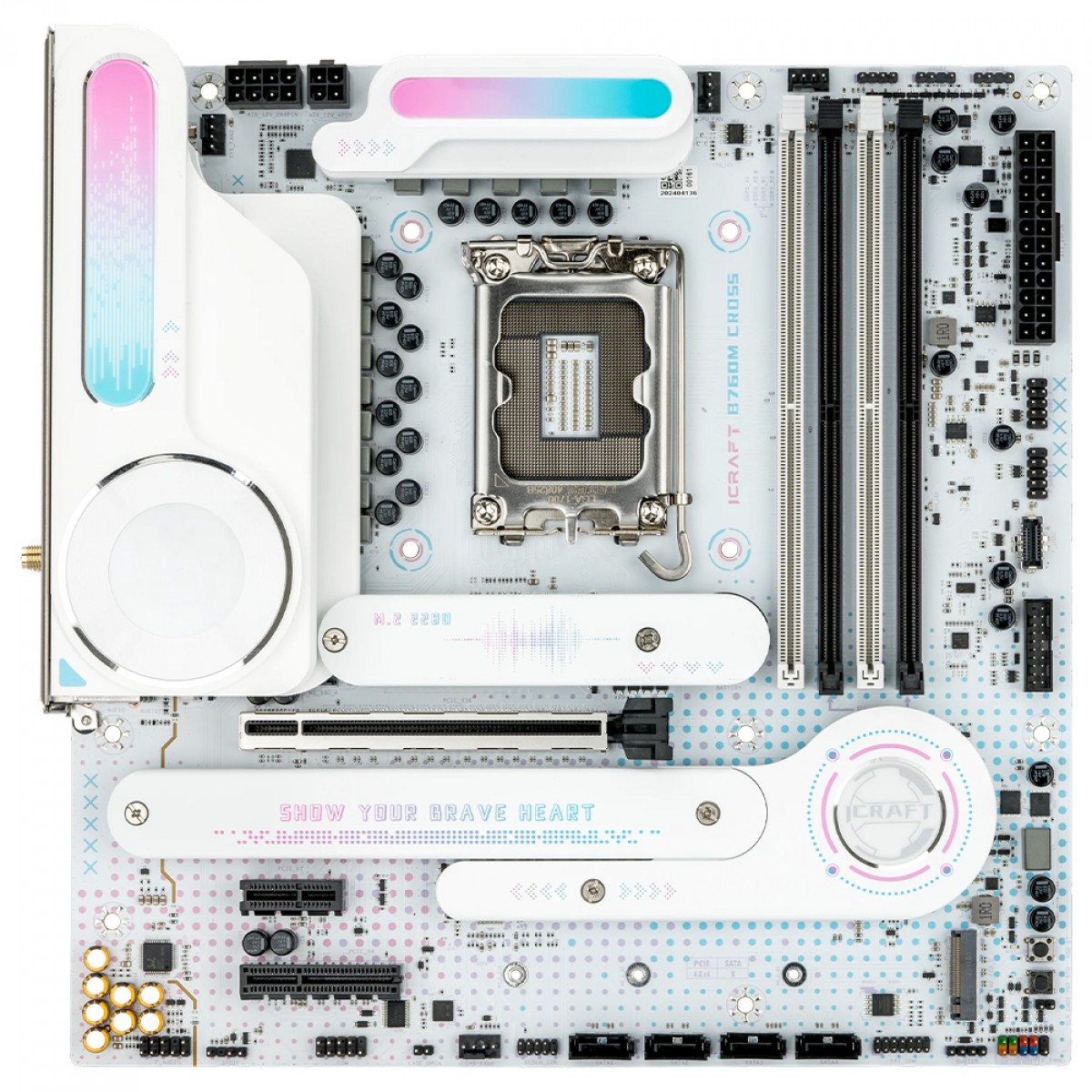 Placa Mãe Maxsun iCraft B760M Cross, Chipset B760, Intel LGA
