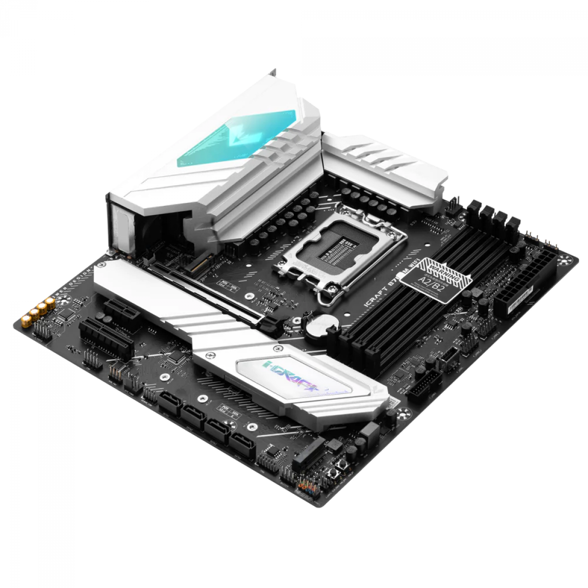 Placa Mãe MAXSUN iCraft B760M WIFI, Chipset B760, Intel LGA 1700, m-ATX, DDR5
