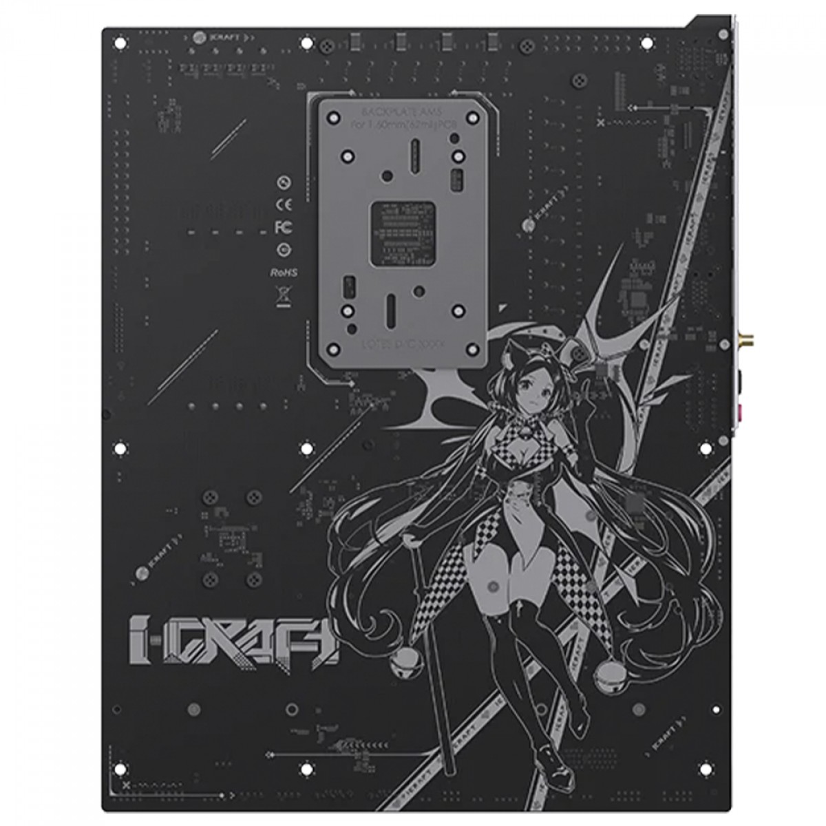 Placa Mãe Maxsun iCraft B850 AIGA, Chipset B850, AMD AM5, ATX, WiFi, DDR5