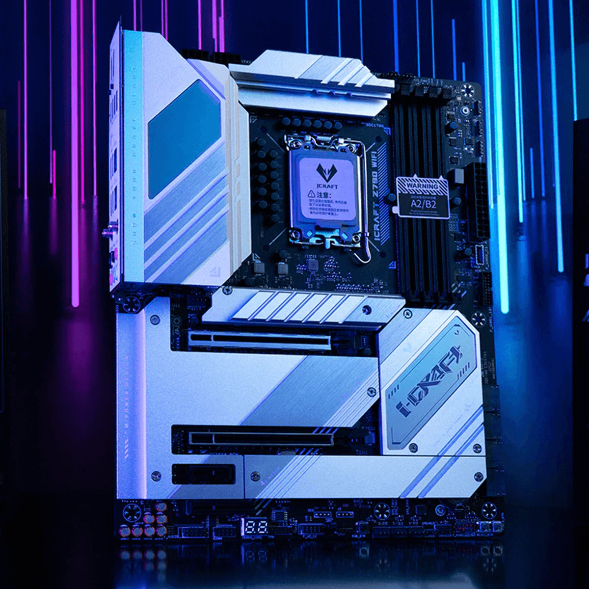 Placa Mãe MAXSUN iCraft Z790 Wifi AX, Chipset Z790, Intel LGA 1700, ATX, DDR5