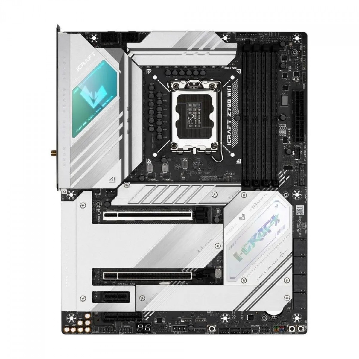 Placa Mãe MAXSUN iCraft Z790 WIFI V2, Chipset Z790, Intel LGA 1700, ATX, DDR5