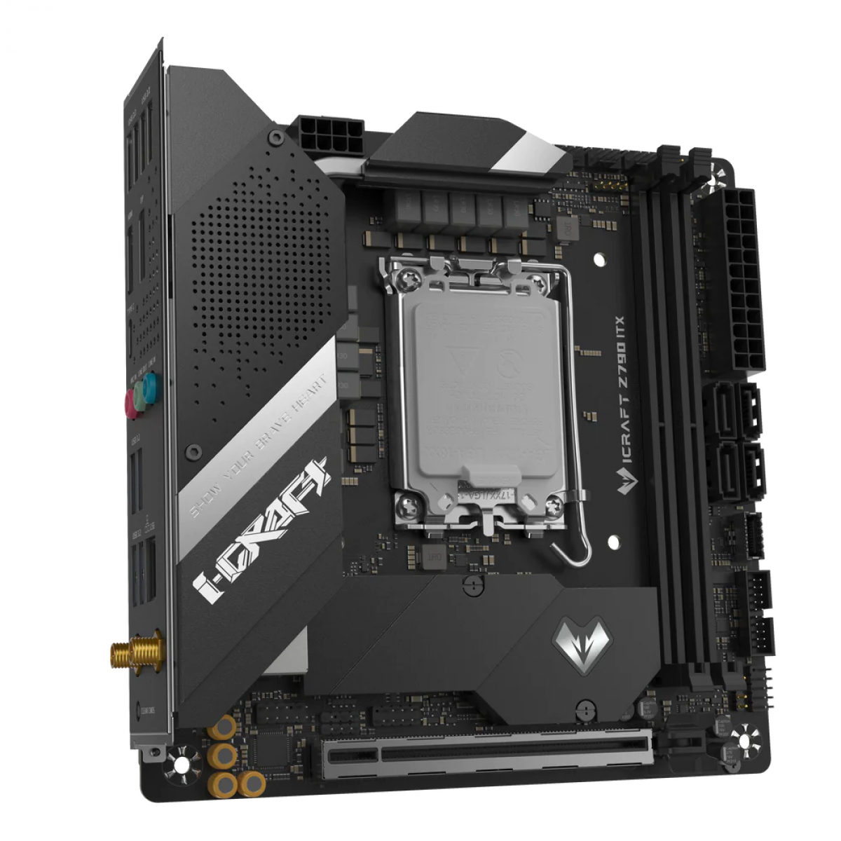 Placa Mãe MAXSUN iCraft Z790ITX WIFI AX, Chipset Z790, Intel LGA 1700, ITX, DDR5