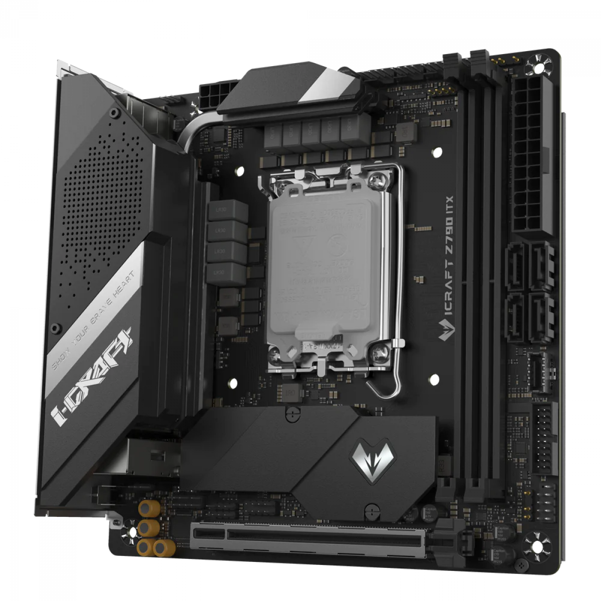 Placa Mãe MAXSUN iCraft Z790ITX WIFI AX, Chipset Z790, Intel LGA 1700, ITX, DDR5