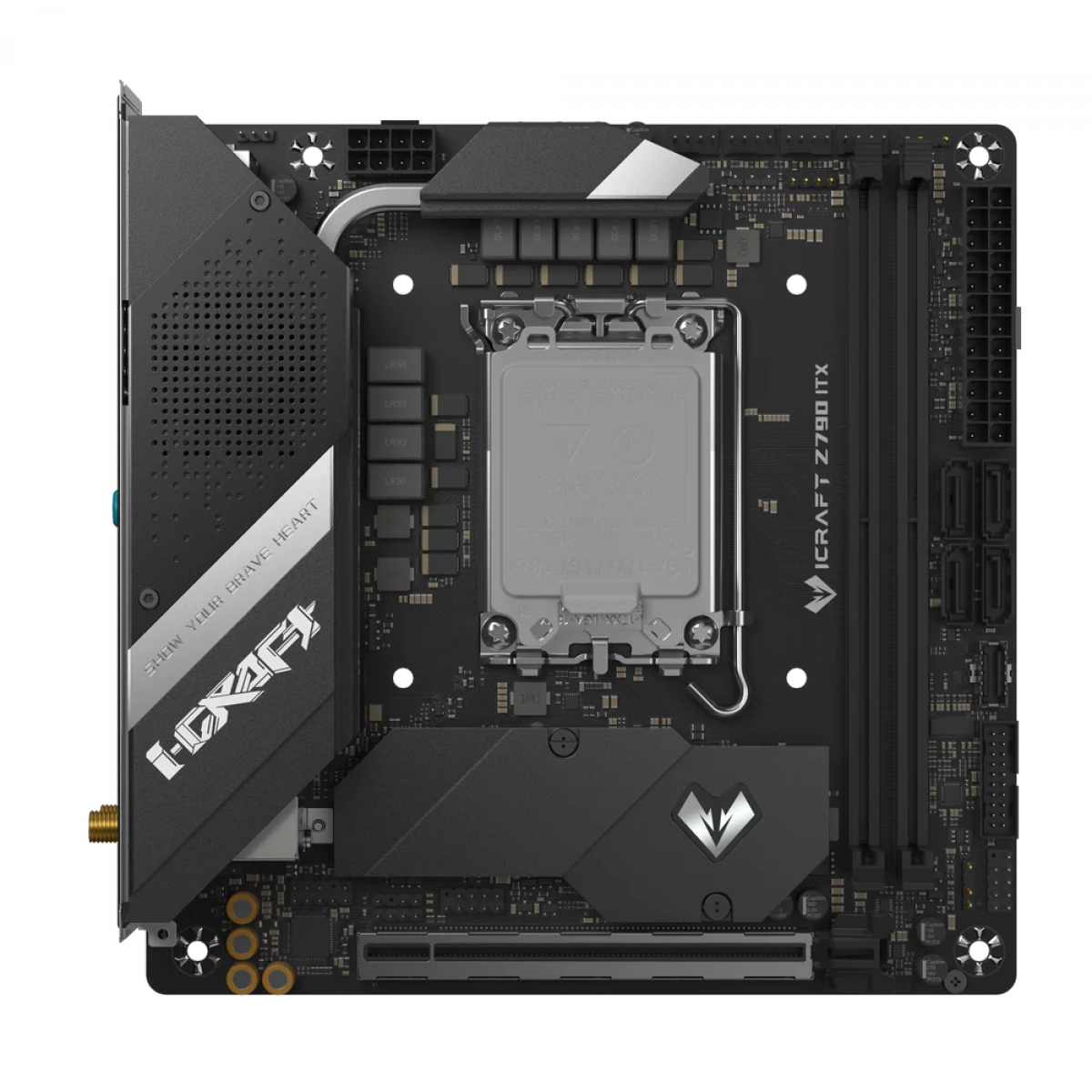 Placa Mãe MAXSUN iCraft Z790ITX WIFI AX, Chipset Z790, Intel LGA 1700, ITX, DDR5