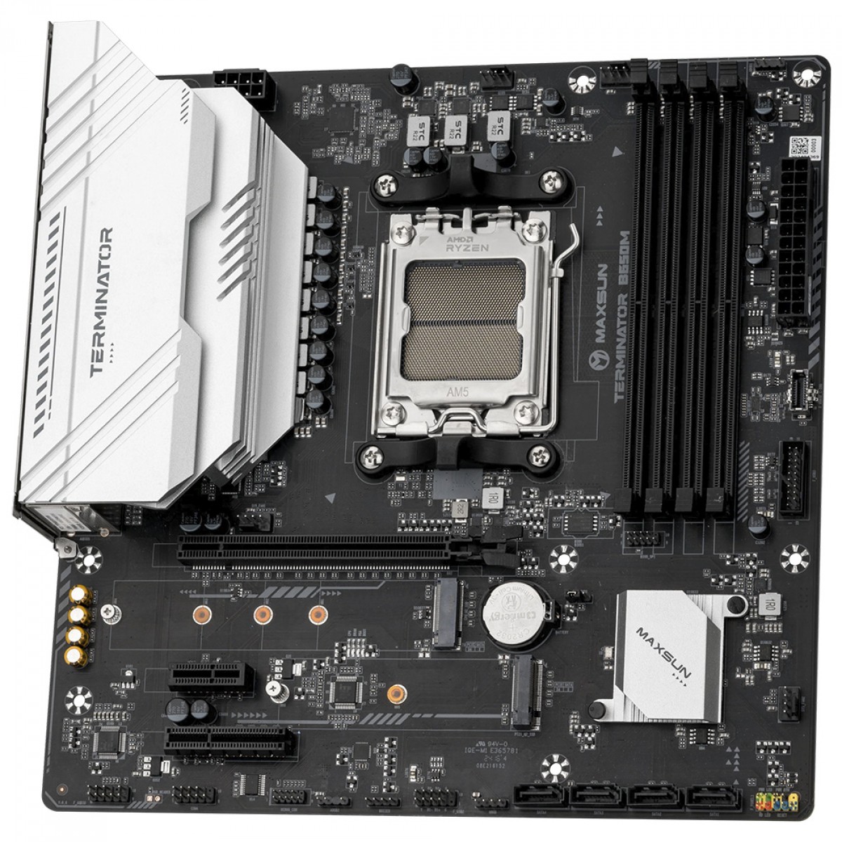 Placa Mãe Maxsun Terminator B650M, Chipset B650, AMD AM5, mATX, DDR5
