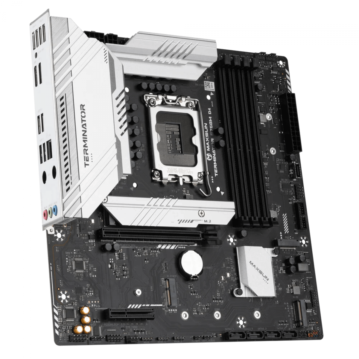 Placa Mãe MAXSUN Terminator B760M D4, Chipset B760, Intel LGA 1700, m-ATX, DDR4
