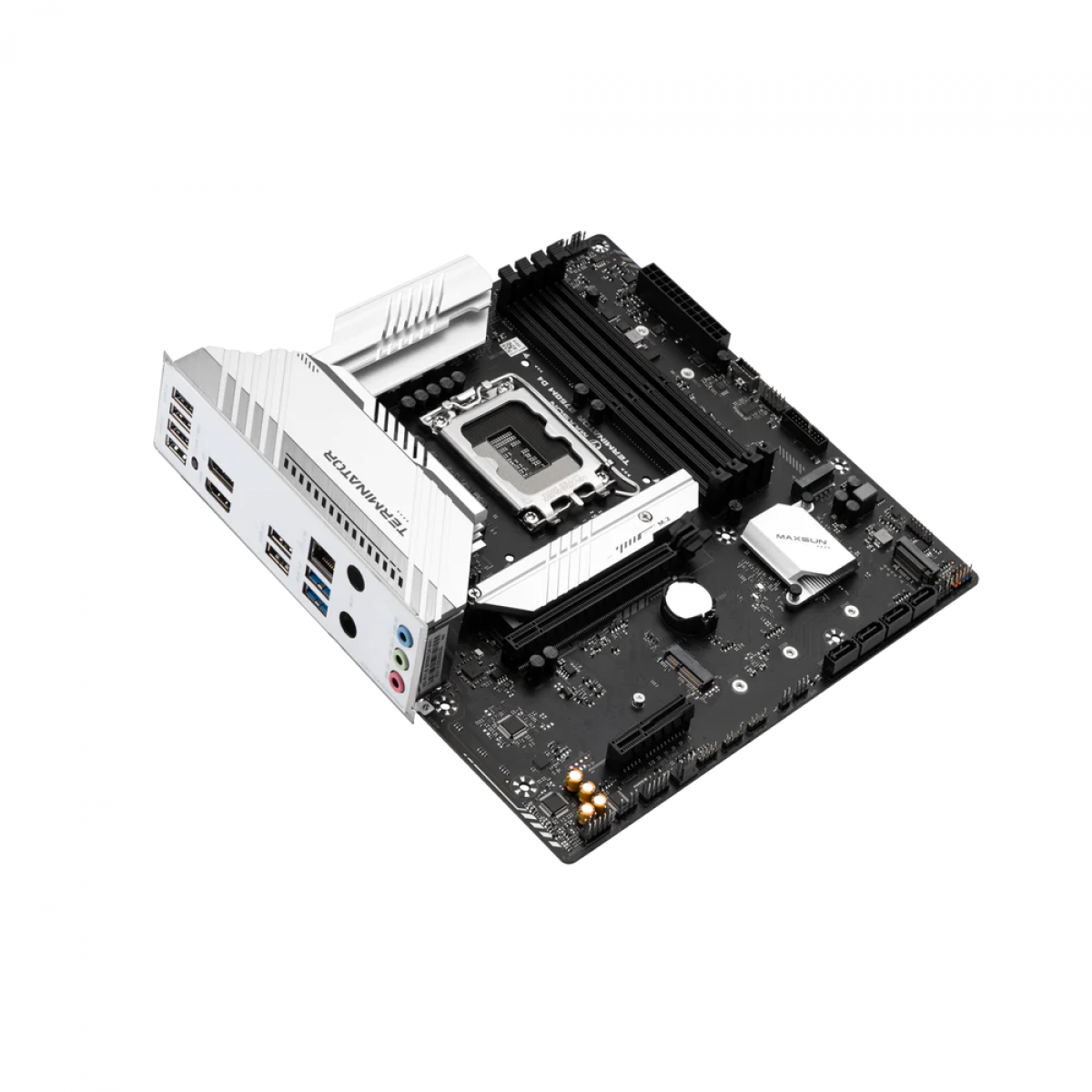 Placa Mãe MAXSUN Terminator B760M D4, Chipset B760, Intel LGA 1700, m-ATX, DDR4