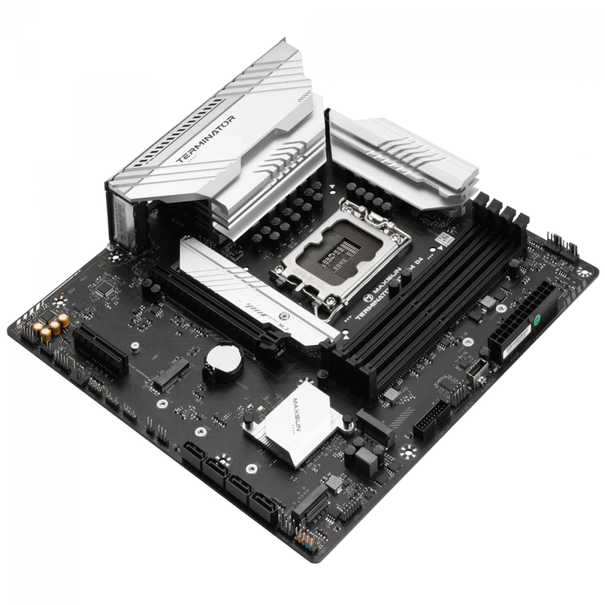 Placa Mãe MAXSUN Terminator B760M D4 V2, Chipset B760, Intel LGA 1700, m-ATX, DDR4