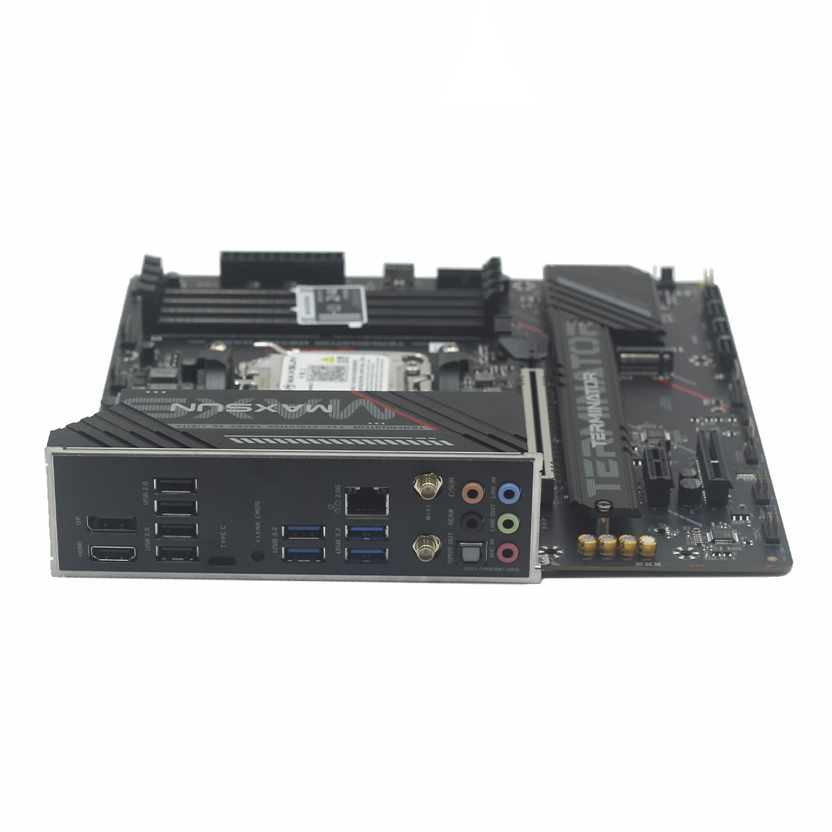 Placa Mãe Maxsun Terminator B850M Dark WiFi, Chipset B850, AMD AM5, mATX, DDR5