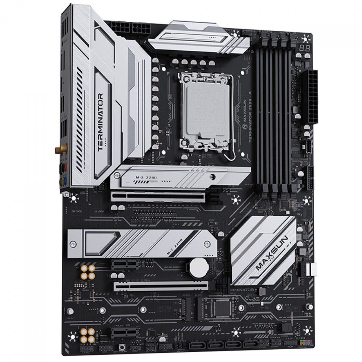 Placa Mãe Maxsun Terminator Z890-A Wi-Fi, Chipset Z890, Intel LGA 1851, ATX, DDR5